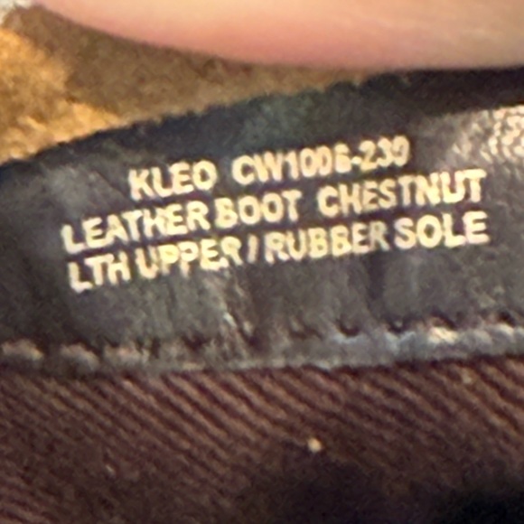 NWT Crevo Genuine Leather Suede Mules Size 8 Shoes Memory Foam Footbed Cowgirl - Picture 8 of 9